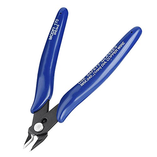Richer-R 3D Printer Wire Cutter 3D Printer Accessories,Side Cutting Nippers Wire Cutter Snips Shears Diagonal Pliers Tool Compact, Lightweight, Refined and Comfortable Handle Design von Richer-R