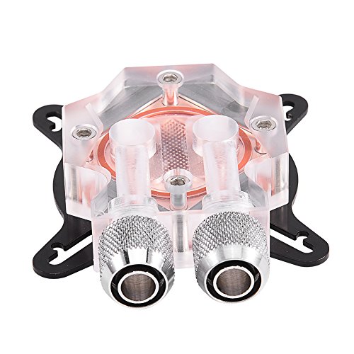 Richer-R Computer GPU Water Block, PC GPU Wasserkühlblock Kühlwasser Block,Grafikkarte Wasserkühler Kühlblock mit Kupfer Basis Kit für Computer-GPU von Richer-R