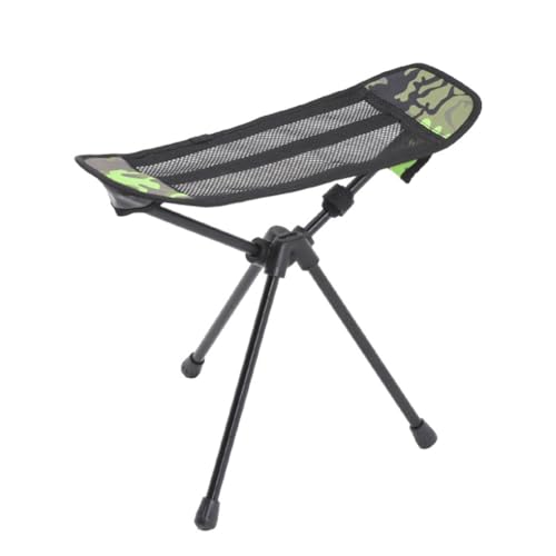 Richeyty Angelstuhl Mesh Splicing Klappbarer Angelstuhl FußStüTze Camping FußHocker Camping Wandern Picknicksitz -A von Richeyty
