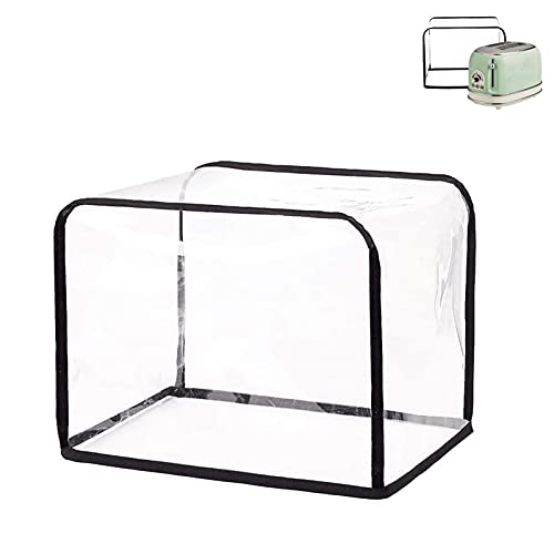 Richolyn Hülle Für 2-Scheiben Toaster Staubschutz Abdeckhaube Toasterabdeckung In Transparent -,30x24x24cm von Richolyn