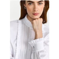 RICHROYAL Langarmbluse mit Rüschendetails, gerader Schnitt von Richroyal