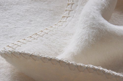 Richter Decke aus 100% Bio-Baumwolle 150x200 cm, Natur von Richter Textilien