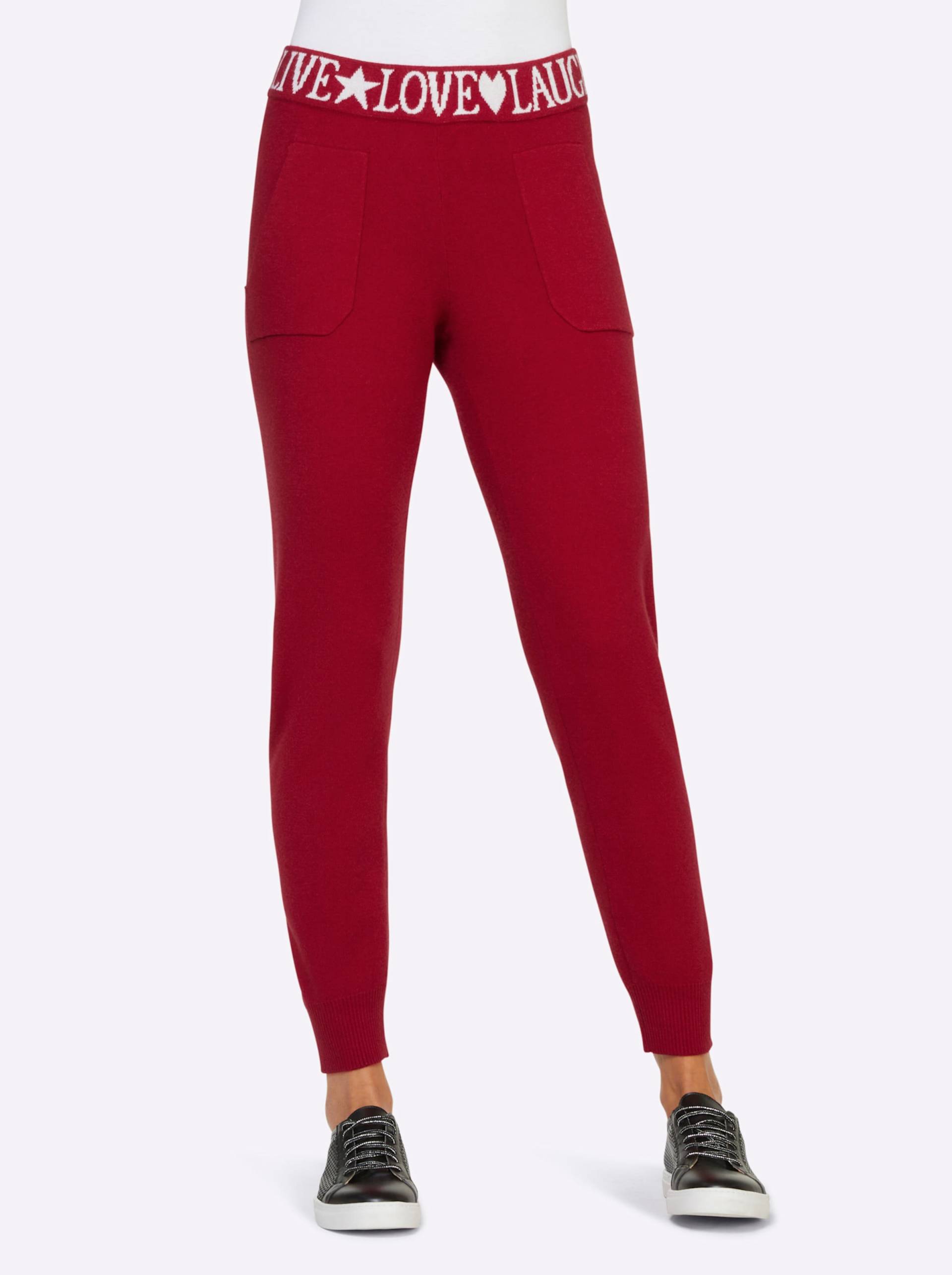 Jogpants in rot von heine von heine