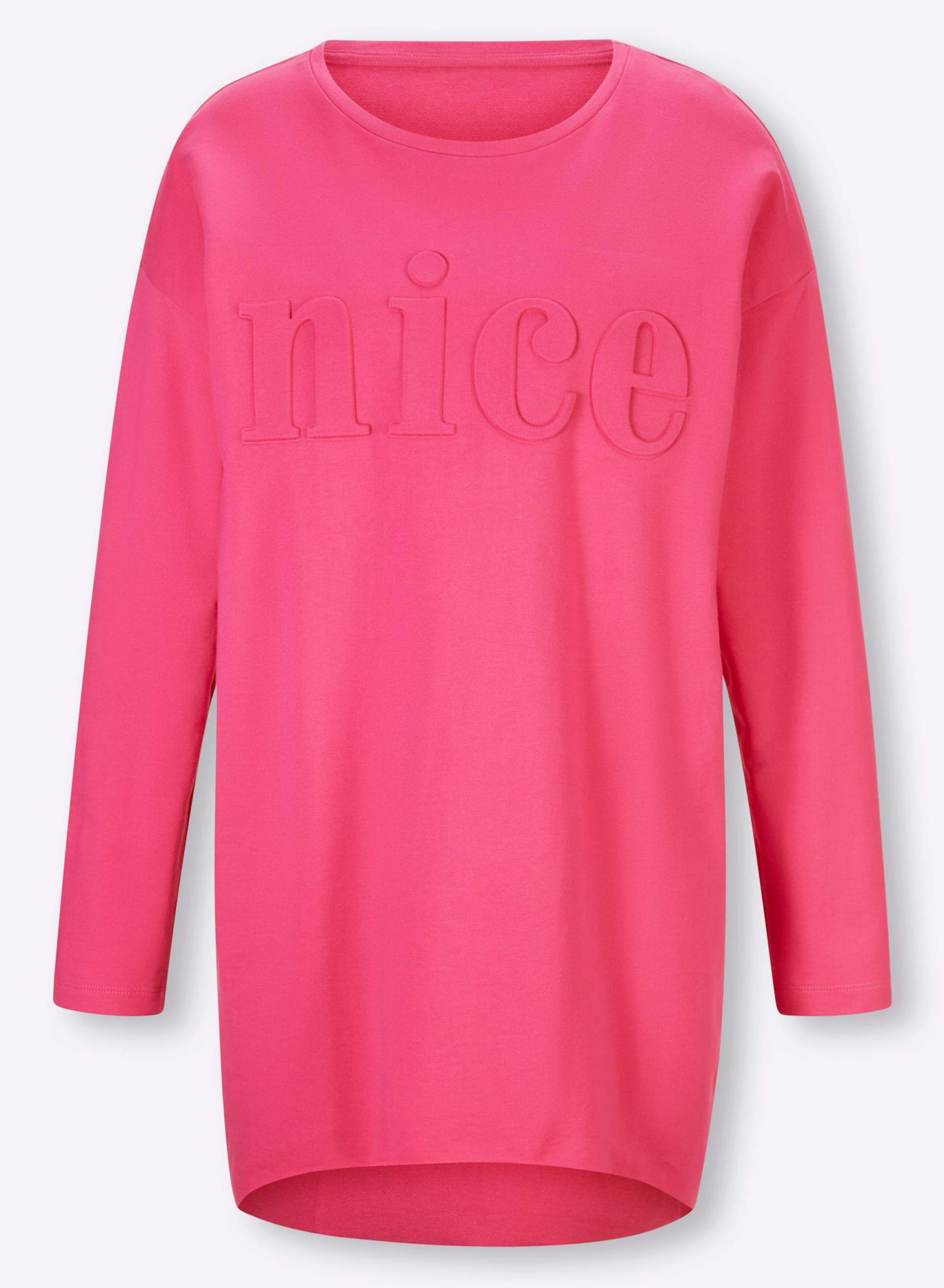 Longshirt in fuchsia von heine von heine