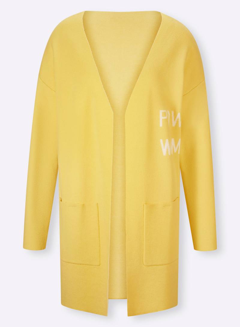 Jacquardstrickjacke von heine