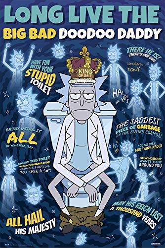 Rick and Morty Poster Doodoo Daddy Plakat | Bild 91x61 cm von Rick and Morty