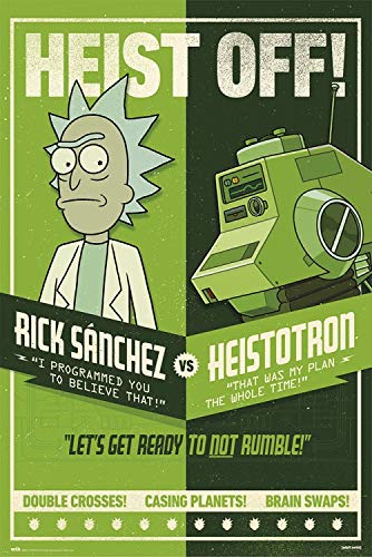 Rick and Morty Poster Season 4 Heist Off Plakat | Bild 91x61 cm von Rick and Morty