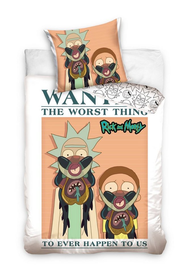 Rick and Morty Bettwäsche Rick and Morty Bettwäsche 135 x 200 cm von Rick and Morty