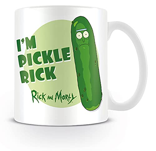 Rick and Morty Ich Bin Gurken Rick, Pickle Rick Foto-Tasse Kaffeetasse 9x8 cm von Rick and Morty
