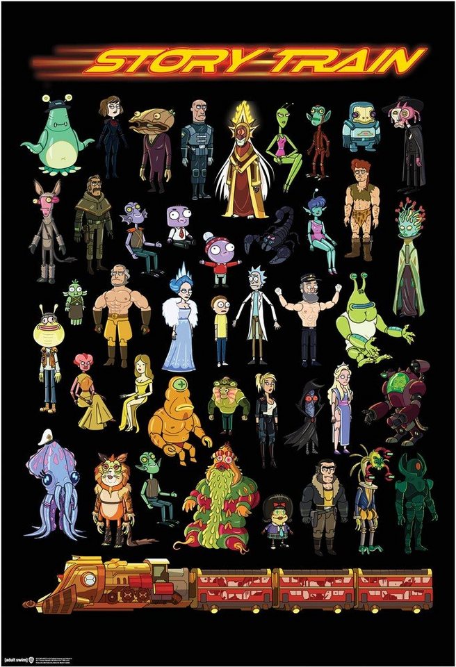 Rick and Morty Poster von Rick and Morty