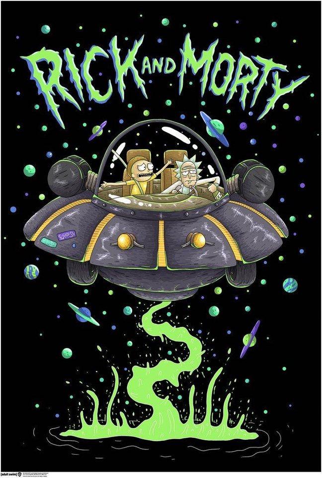 Rick and Morty Poster von Rick and Morty