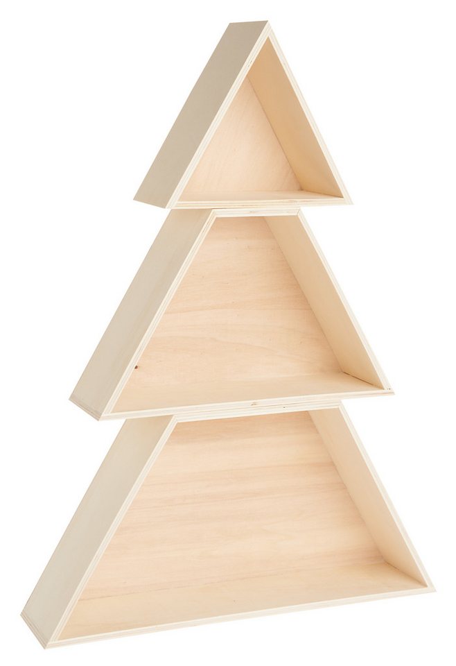 Rico Design Dekoobjekt Tannenbaum, Holz-Set, 51 cm hoch von Rico Design
