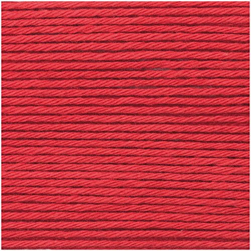 25g Ricorumi Farb-Nr. 28(rot) 100% Baumwolle von Rico Design