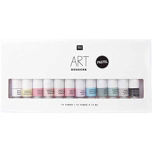 Rico Design Art Gouache Set Pastell 12 x 12 ml von Rico Design