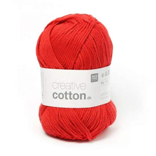 Creative Cotton DK RICO DESIGN Creative Cotton DK Fb. 008 rot von Rico Design