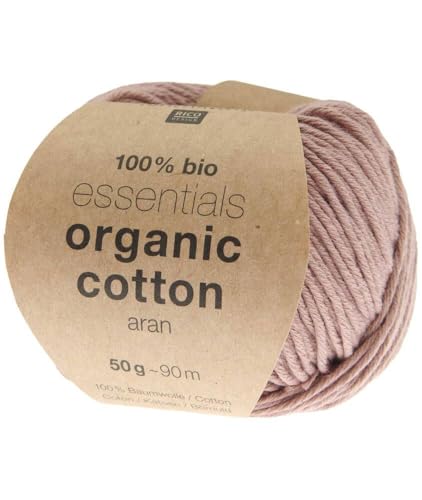 Essentials Organic Cotton aran Strickgarn. Rico Design von Rico Design