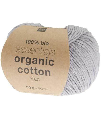 Essentials Organic Cotton aran Strickgarn. Rico Design von Rico Design