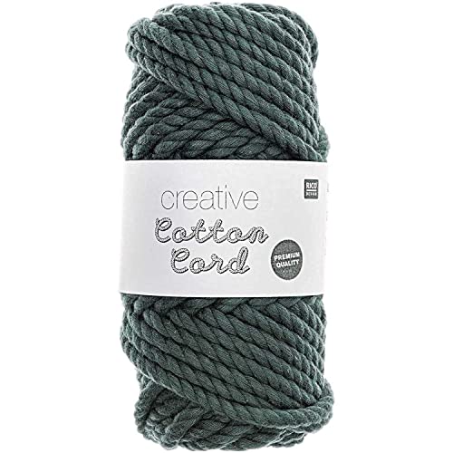 Makrameegarn Creative Cotton Cord Petrol von Rico Design