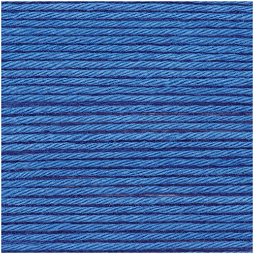 Neu 2018!!! 25g Ricorumi dk - Farbe: 032 - blau - feine Baumwolle zum Häkeln von Amigurumi-Figuren oder Topflappen. von Rico Design