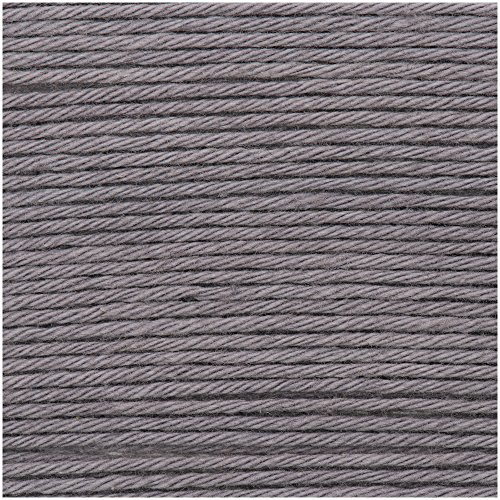 Neu 2018!!! 25g Ricorumi dk - Farbe: 059 - mausgrau - feine Baumwolle zum Häkeln von Amigurumi-Figuren oder Topflappen. von Rico Design
