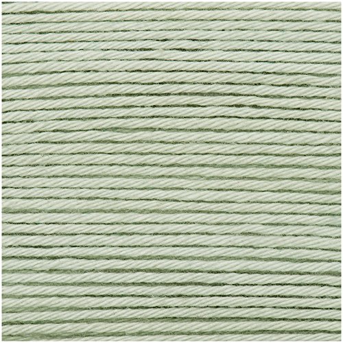 Neu 2018!!! 25g Ricorumi dk - Farbe: 41 - Mint - feine Baumwolle zum Häkeln von Amigurumi-Figuren oder Topflappen. von Rico Design