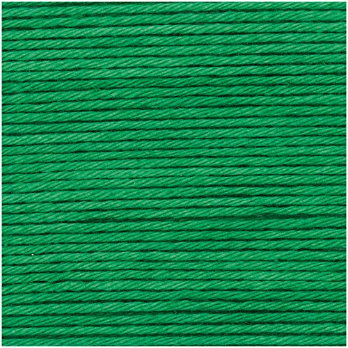 Neu 2018!!! 25g Ricorumi dk - Farbe: 49 - grün - feine Baumwolle zum Häkeln von Amigurumi-Figuren oder Topflappen. von Rico Design