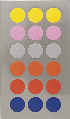 Rico Büro Stick Colore Punkte 15 mm 4 Blatt 7 x 15,5 cm von Rico Design