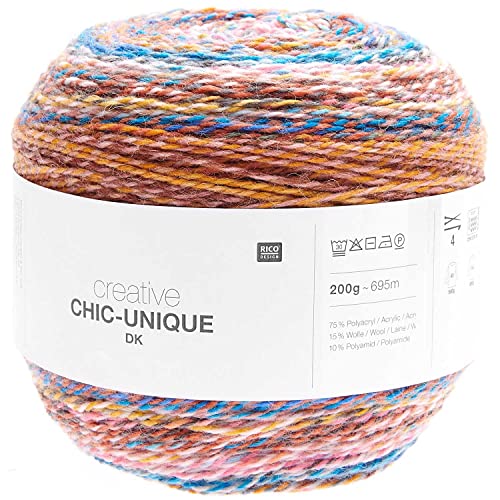 Rico Design Wolle zum Stricken oder Häkeln (09 flames) von Rico Design
