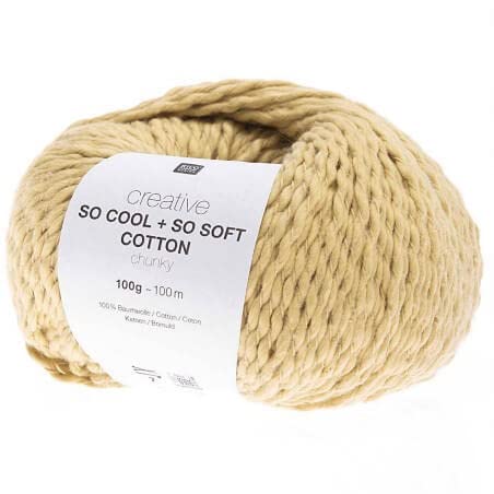 Rico Creative So Cool + So Soft Cotton Chunky 002 Yellow Rico Creative So Cool + So Soft Cotton Chunky 002 Yellow von Rico Design