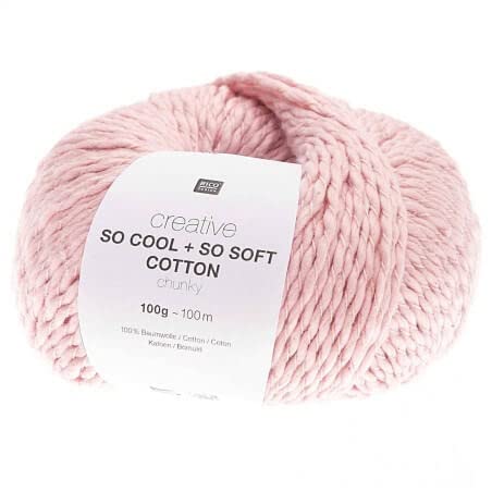 Rico Creative So Cool + So Soft Cotton Chunky 005 Rose von Rico Design