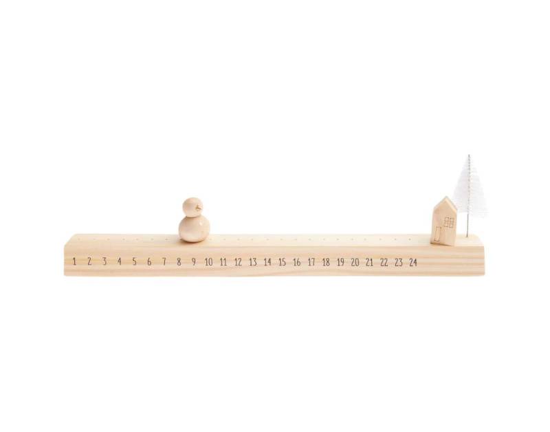 Rico Design Adventskalender Schiebe-Adventskalender mit Schneemann von Rico Design