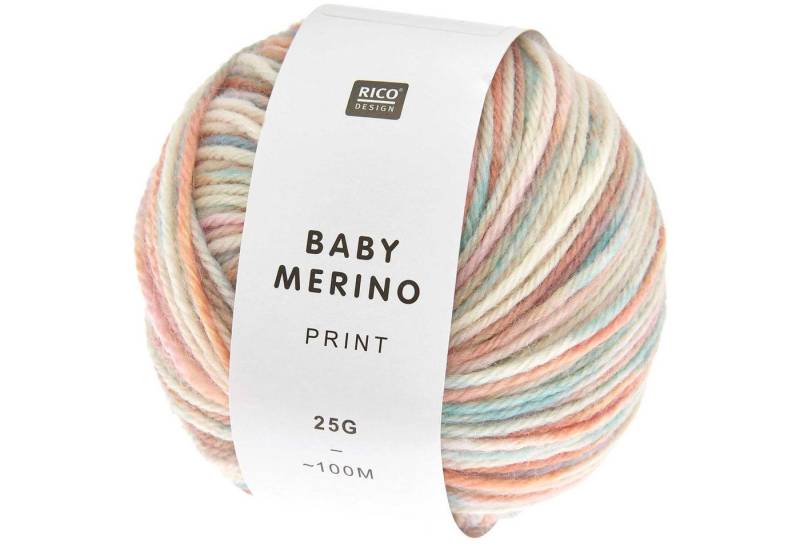 Rico Design Baby Merino Print Häkelwolle, 100m von Rico Design