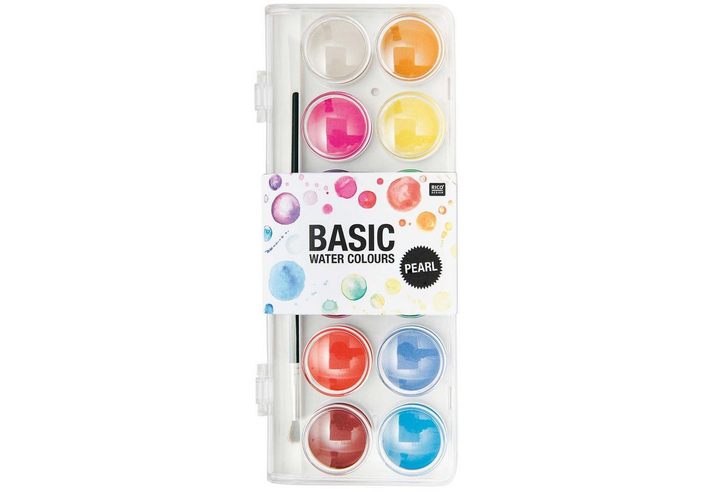Rico Design Bastelfarbe Basic Water Colours, 12 brilliante Farben Rico Design Bastelfarbe Basic Water Colours, 12 brilliante Farben von Rico Design