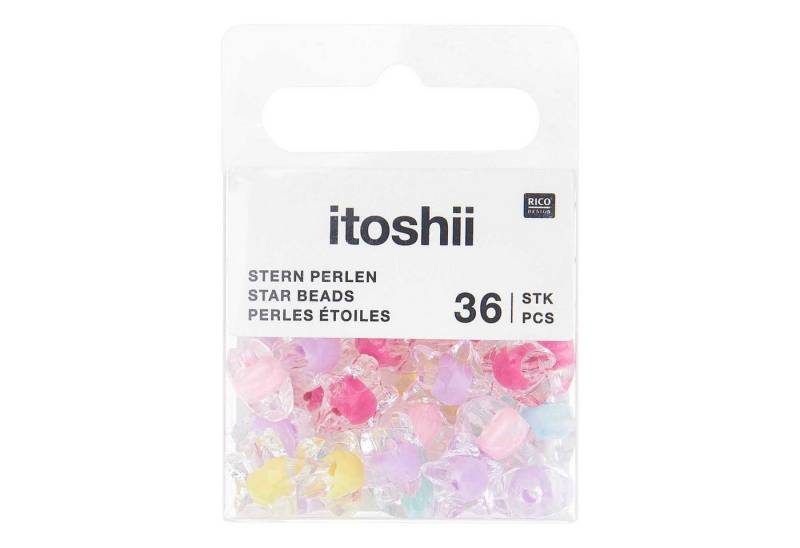 Rico Design Bastelperlen itoshii Sterne, (36-tlg), Perlen Set von Rico Design