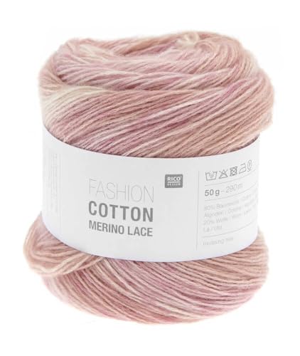 Rico Design Baumwoll- und Wollknäuel Fashion Cotton Merino Lace von Universal Yarn