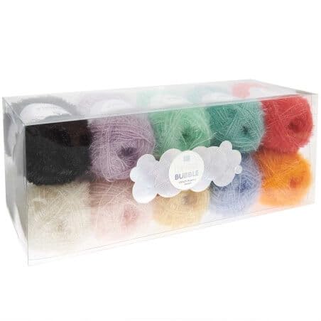 Rico Design Creative Bubble Set, 10 Farben á je 50g (Crazy Bubble Gang) von Rico Design