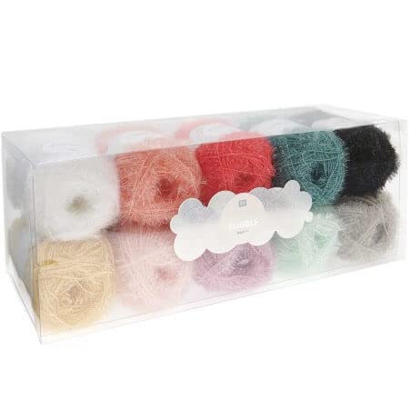 Rico Design Creative Bubble Set, 10 Farben á je 50g (Pastel) von Rico Design