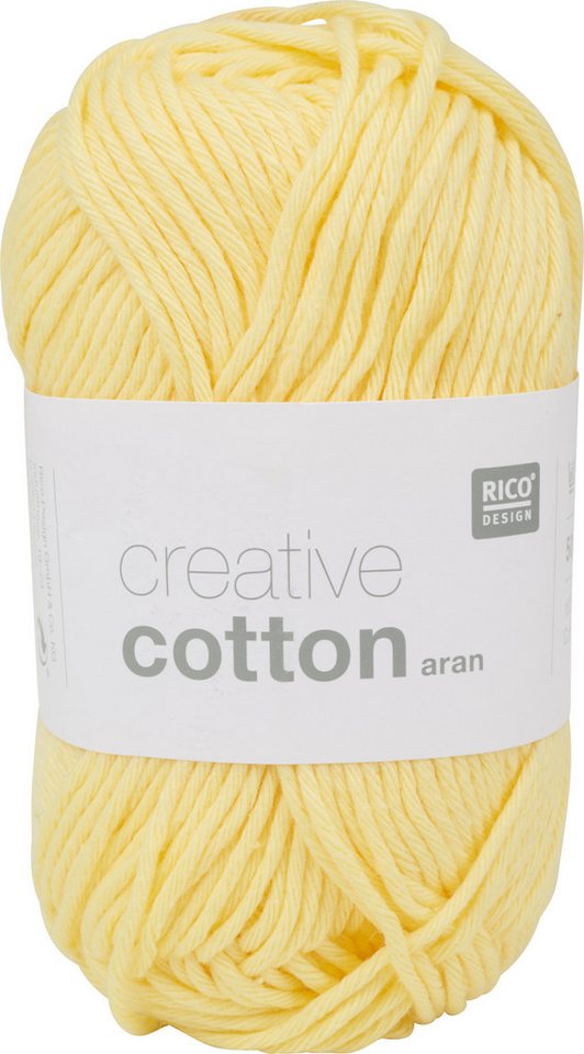 Rico Design Creative Cotton aran Häkelwolle, 85 m von Rico Design