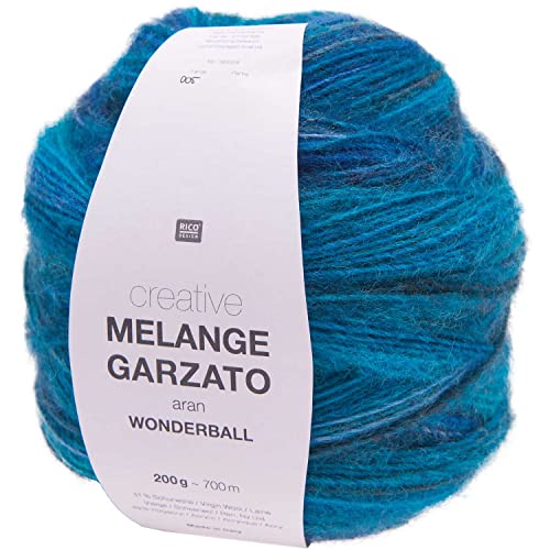Rico Design Creative Melange Garzato aran, 200 g, ca. 700 m Aqua von Rico Design