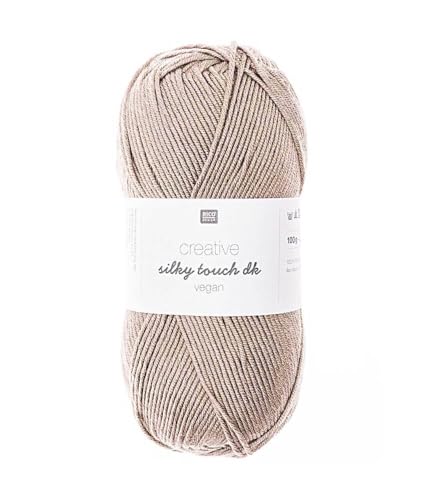 Rico Design Creative Silky Touch DK vegan Strickgarn, 100 g, Farbe: 015 Violett Rico Design Creative Silky Touch DK vegan Strickgarn, 100 g, Farbe: 015 Violett von Rico Design