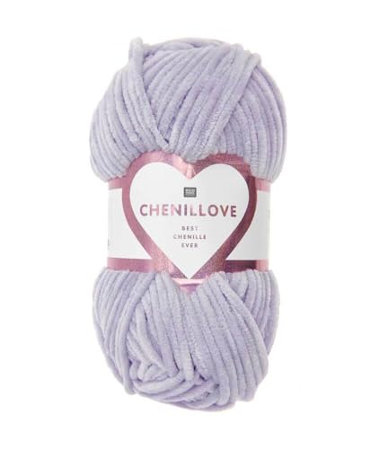 Rico Design Entdecken Sie den Komfort und die Weichheit des Creative Chenillove 100 g Samtknäuel in der Farbe: 07 Hellviolett von Rico Design