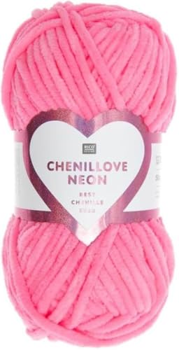 Rico Design Entdecken Sie die Weichheit des Creative Chenillove Neon-Knäuels 50 g von Color: 02 Neon Rosa Rico Design Entdecken Sie die Weichheit des Creative Chenillove Neon-Knäuels 50 g von Color: 02 Neon Rosa von Universal Yarn