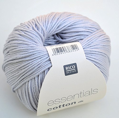 Rico Design Essentials Cotton Häkelnadel, Silber von Rico Design