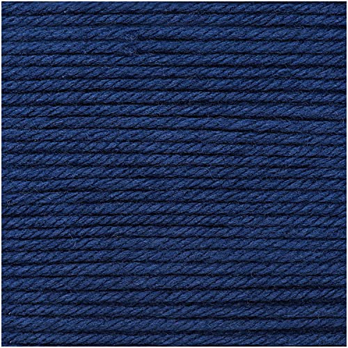 Essentials Mega Wool Chunky Blau, 100 g von Rico Design