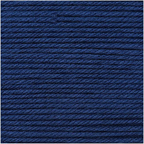 Essentials Mega Wool Chunky Blau, 100 g von Rico Design