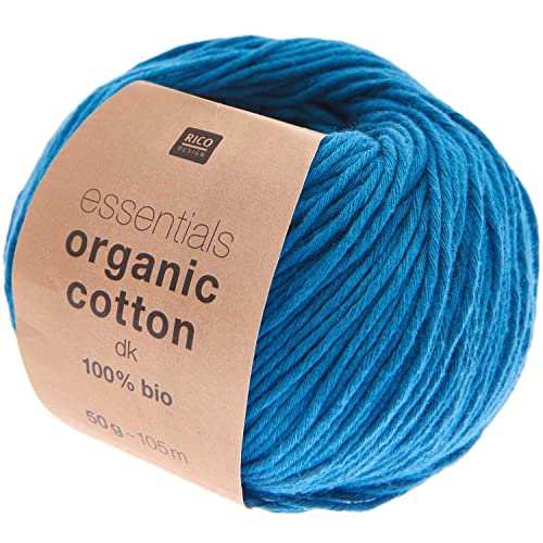 Rico Design Essentials Organic Cotton DK Farbe 11, Bio Baumwolle Baumwollgarn zum Stricken oder Häkeln Rico Design Essentials Organic Cotton DK Farbe 11, Bio Baumwolle Baumwollgarn zum Stricken oder Häkeln von Rico Design