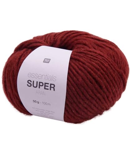 Rico Design | Essentials Super Aran | 50g 100m Bordeaux von Rico Design