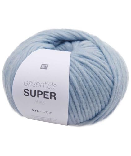 Rico Design | Essentials Super Aran | 50g 100m hellblau Rico Design | Essentials Super Aran | 50g 100m hellblau von Rico Design