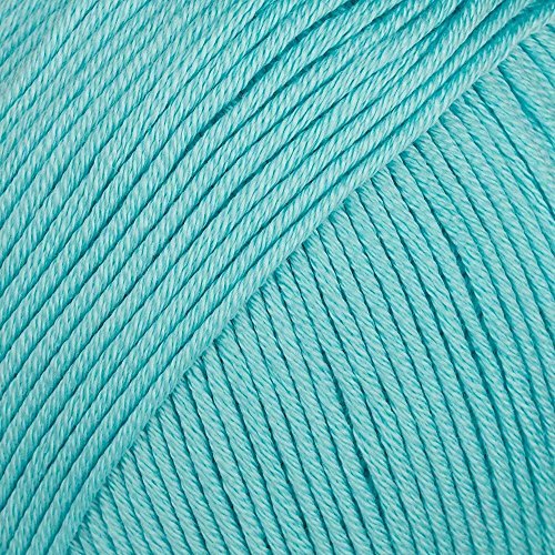 Rico Design Essentials doppelt gestrickt Garn, 100% Baumwolle, Aquamarin von Rico Design