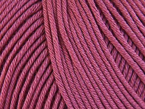 Rico Design Essentials doppelt gestrickt Garn, 100% Baumwolle, Beere Rico Design Essentials doppelt gestrickt Garn, 100% Baumwolle, Beere von Rico Design